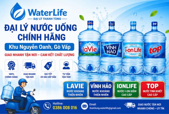 Đại Lý Nước Uống Chính Hãng Khu Nguyễn Oanh, Gò Vấp | Giao Nhanh Tận Nơi, Cam Kết Chất Lượng